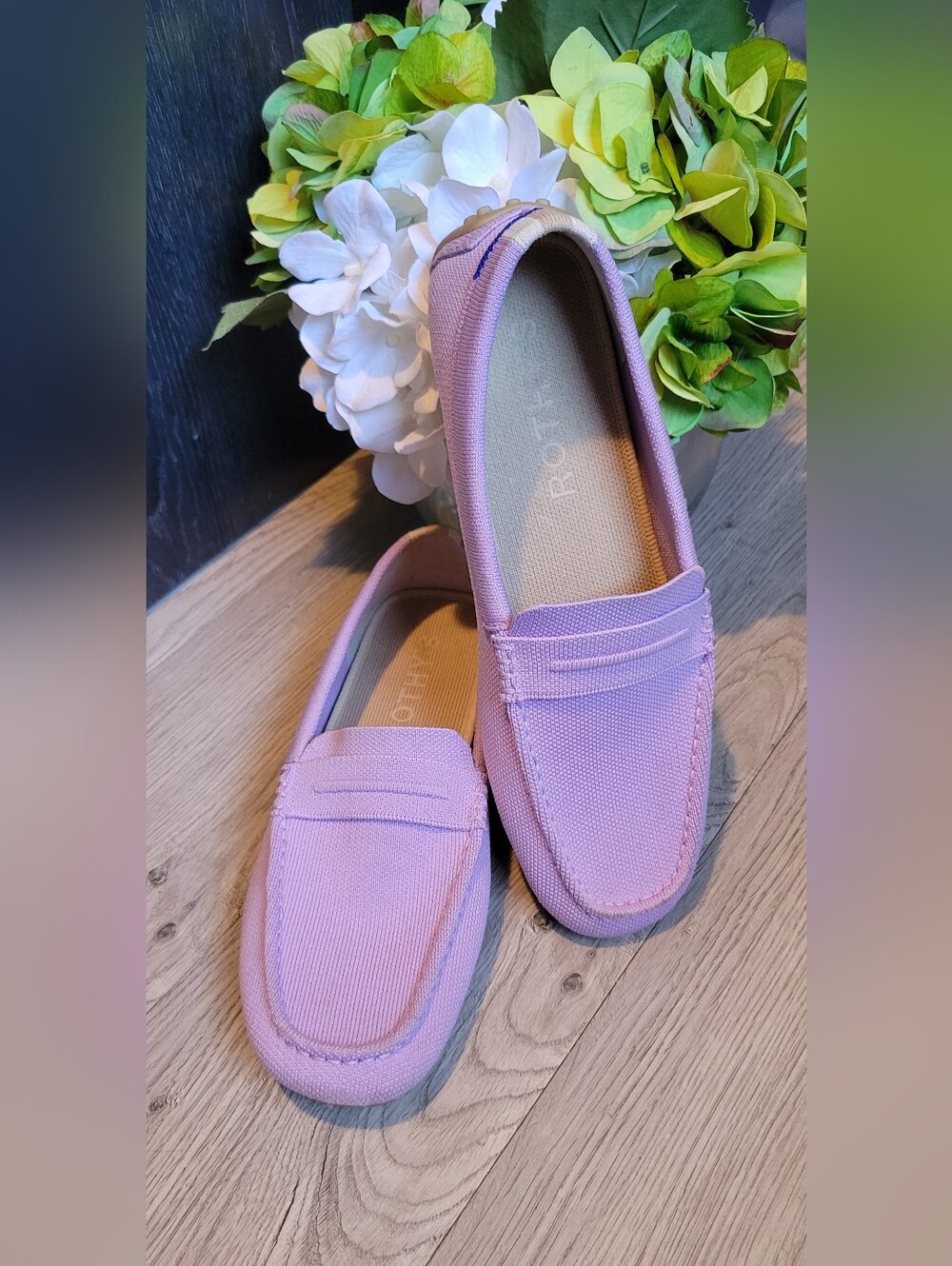 Rothy's The Driver Soft Orchid Lilac Loafer Penny Keeper Vamp, Women US 11 EU 41 - Picture 3 of 16